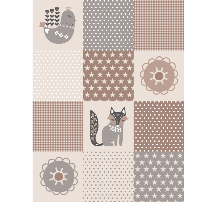 Animals wallpaper nordic creatures and patterns - TenStickers