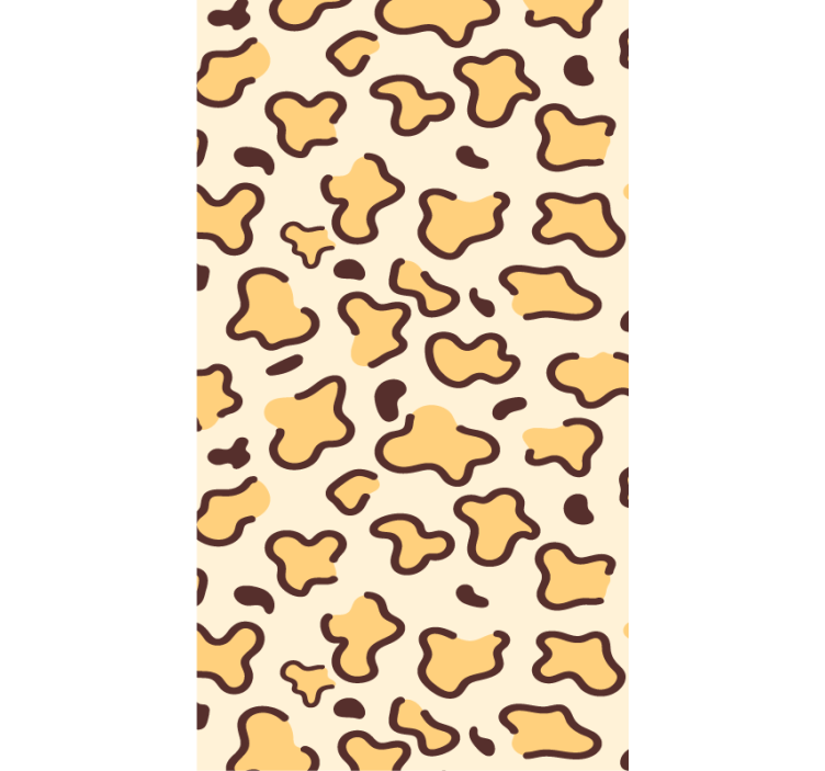 Animals wallpaper big leopard patterns - TenStickers