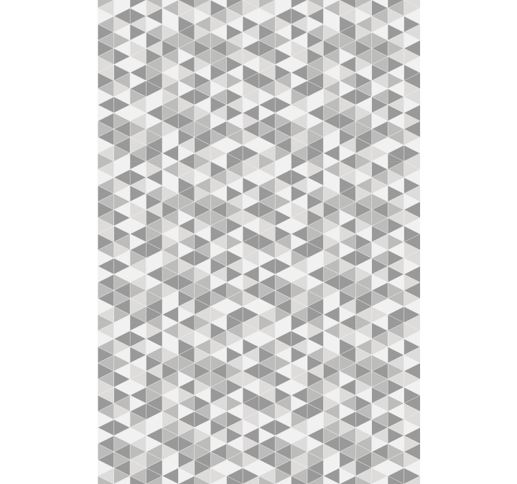 Wallpaper for dining area geometric triangular design - TenStickers