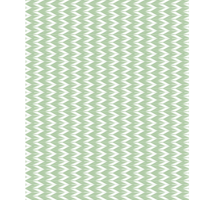 Wallpaper geometric chevron pattern green - TenStickers