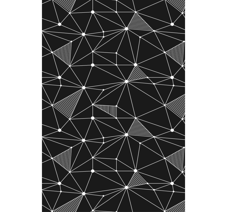 Wallpaper geometric bold geometric shapes - TenStickers