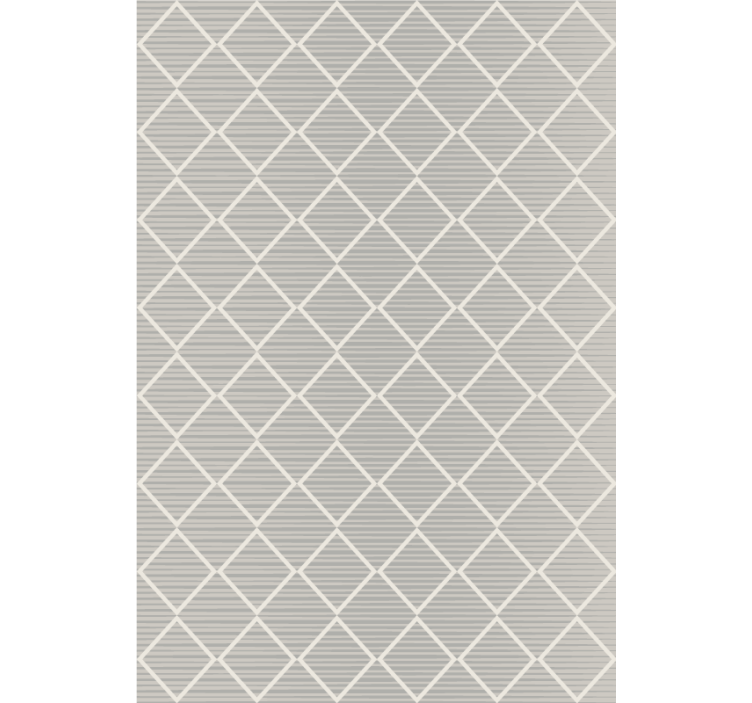 Wallpaper geometric diamond pattern gray - TenStickers