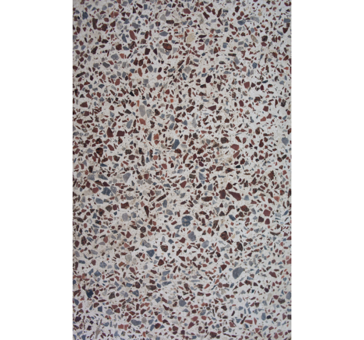 Textured wallpaper in terrazzo gray color - TenStickers