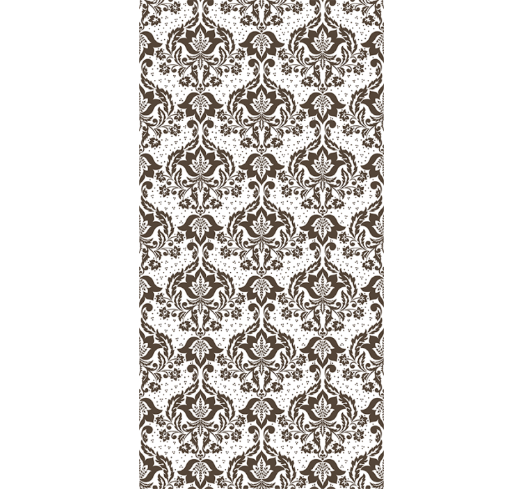 Retro wallpaper baroque design - TenStickers