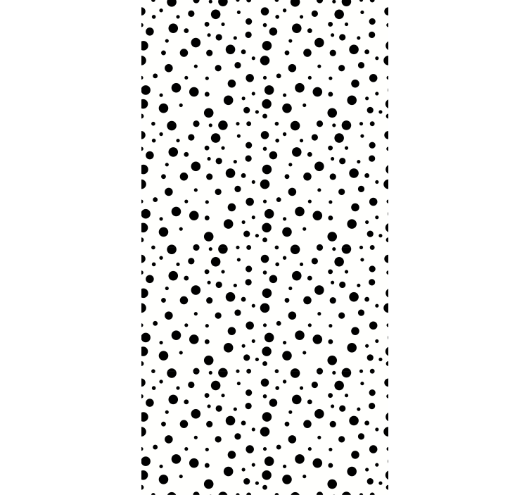 Textured wallpaper bold dotted pattern - TenStickers