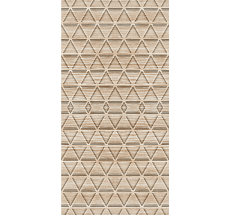 Textured wallpaper geometric natural design - TenStickers