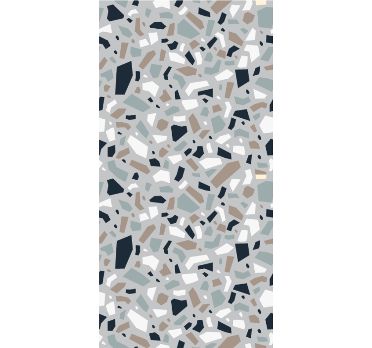 Textured wallpaper in abstract terrazzo pattern - TenStickers