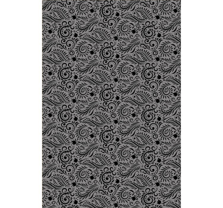 Contemporary wallpaper with elegant swirl patterns - TenStickers