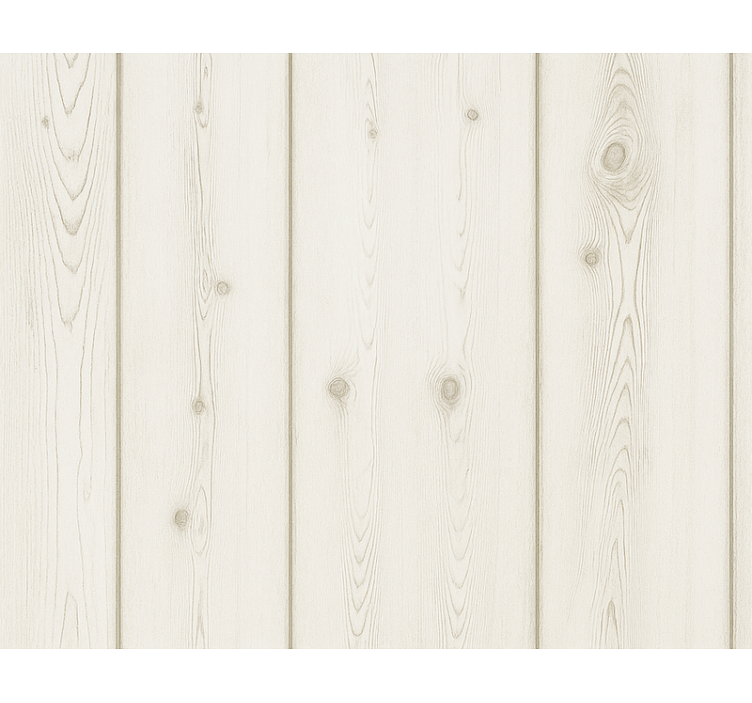 Living area wallpaper whitewashed wood finish - TenStickers
