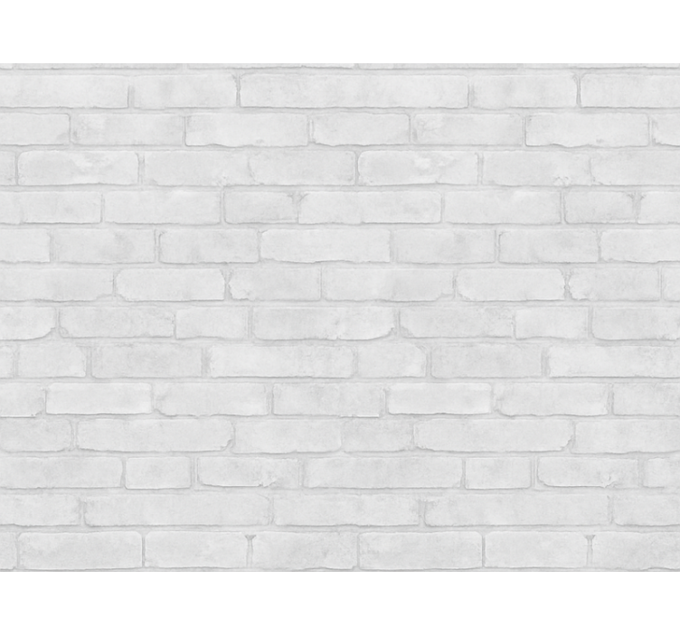 Bricks wallpaper whitewashed loft brick - TenStickers