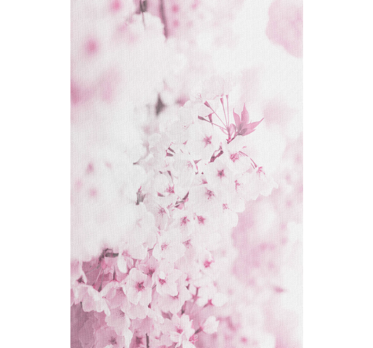 Flowers wallpaper light pink flower background - TenStickers