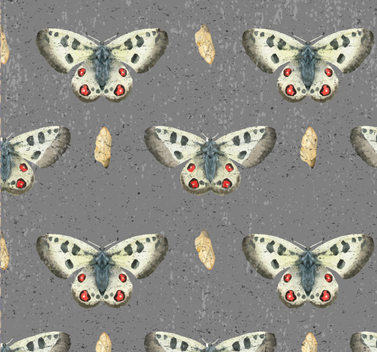 Butterfly Pattern Simplicity butterflies wallpaper - TenStickers