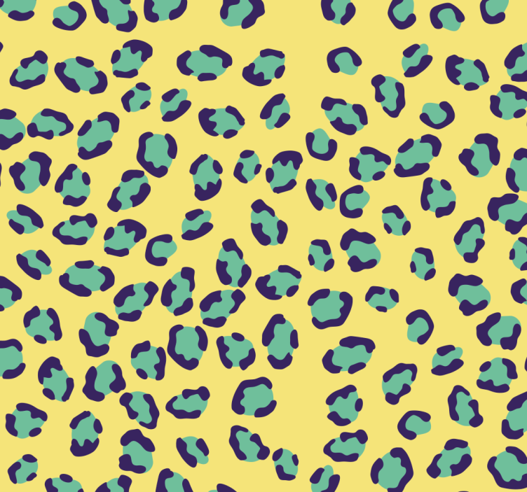Leopard Spot Motif leo print wallpaper - TenStickers