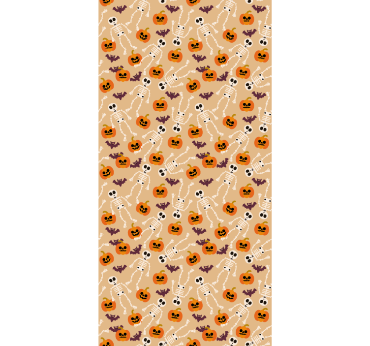 Spooky Halloween Pattern cute halloween wallpaper - TenStickers