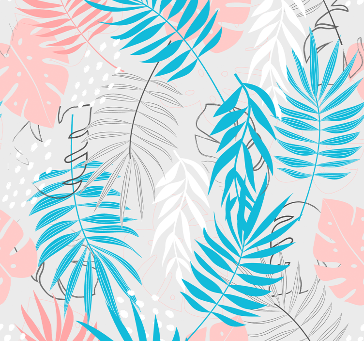 Tropical Leaf Patterns leaves wallpaper - TenStickers