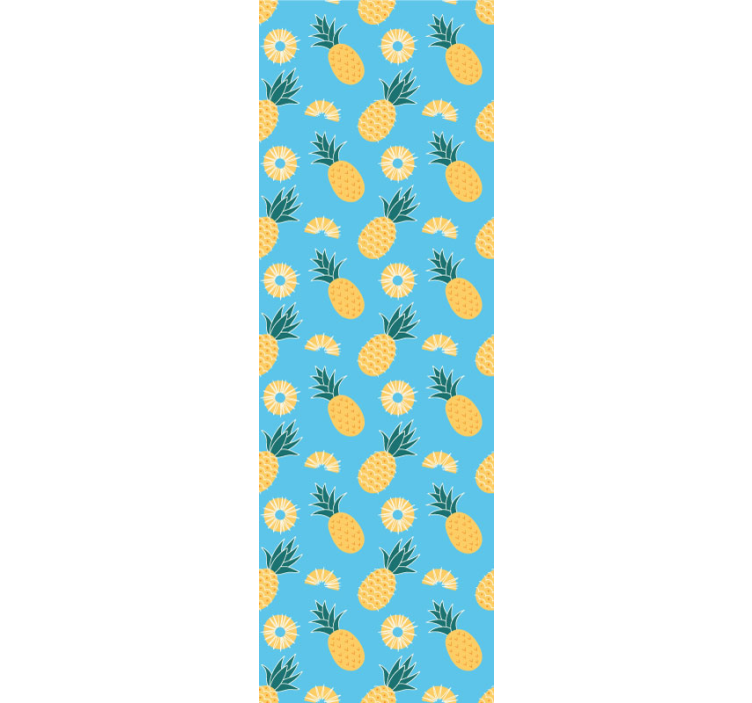 Tropical Pineapple Print animals wallpaper - TenStickers