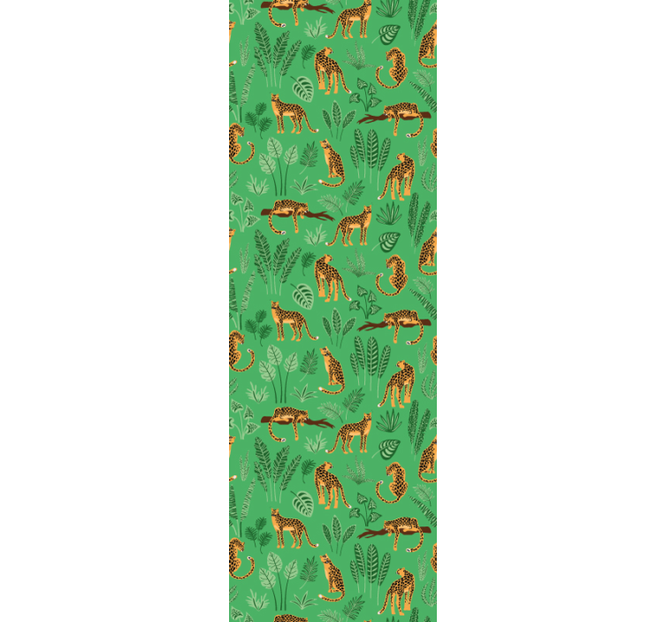 Safari Fauna Motif animals wallpaper - TenStickers