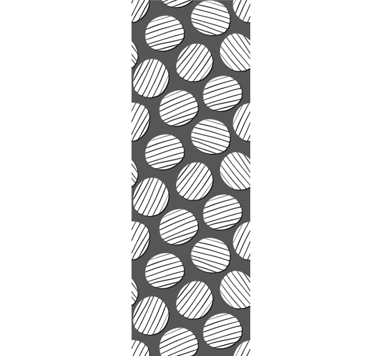 Geometric Circle Pattern wallpaper geometric - TenStickers