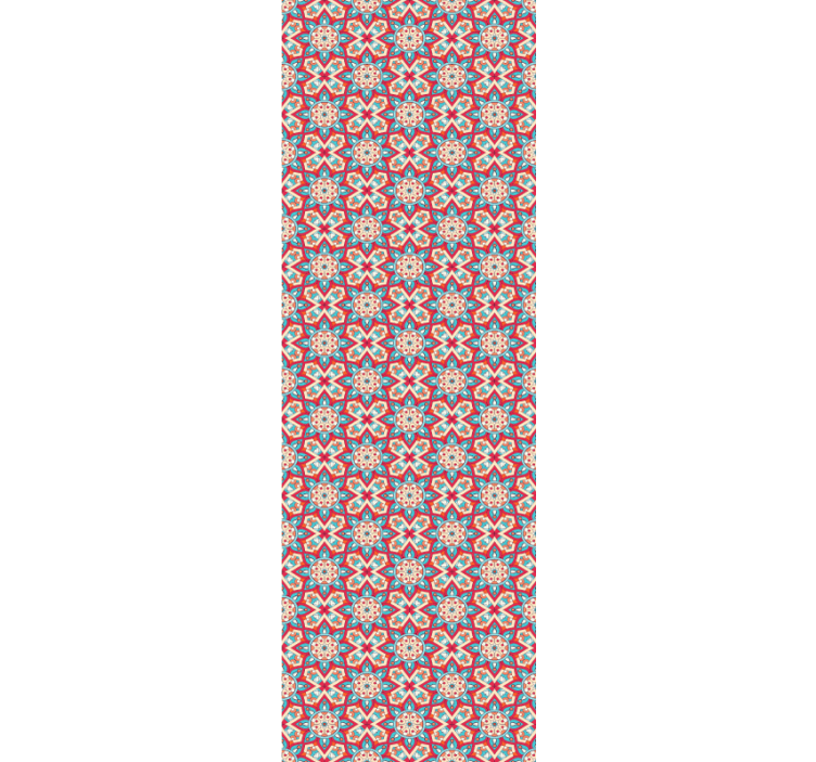 Seamless mandala ornament flowery wallpaper - TenStickers