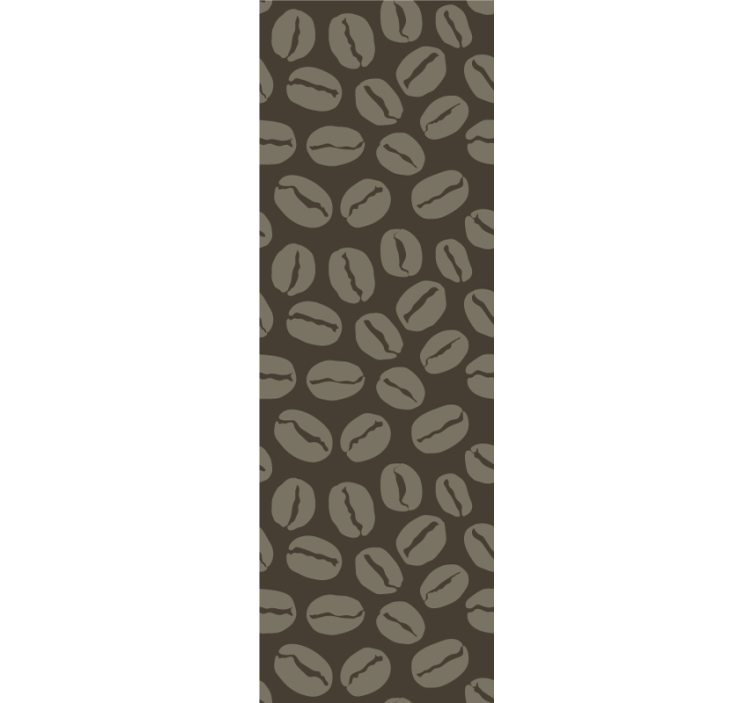Coffee Bean Motif panel wallpaper - TenStickers