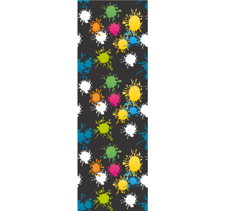 Splatter Patterns abstract wallpaper - TenStickers