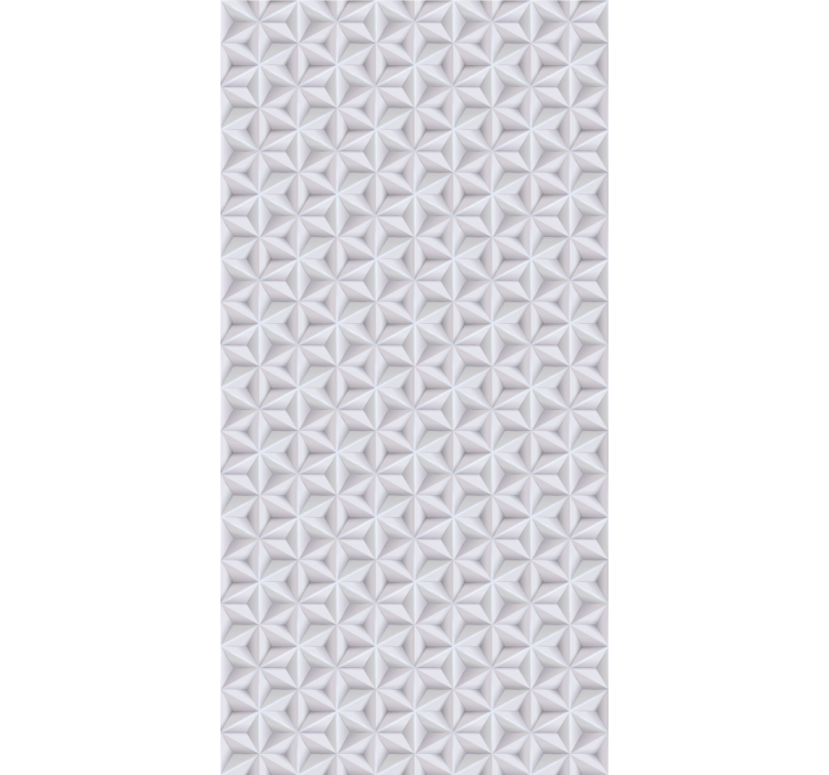Geometric Embossing wallpaper geometric - TenStickers