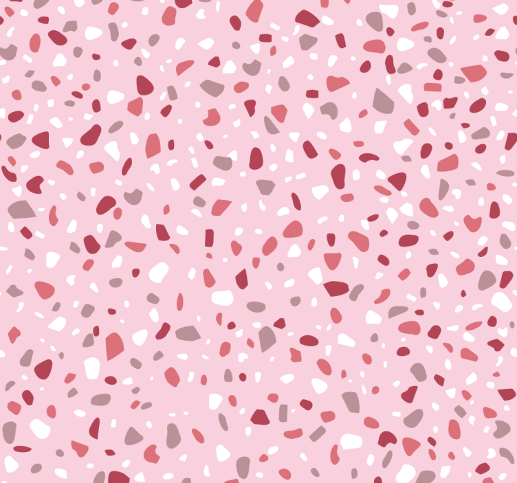 Terrazzo Textured polka dots wallpaper - TenStickers