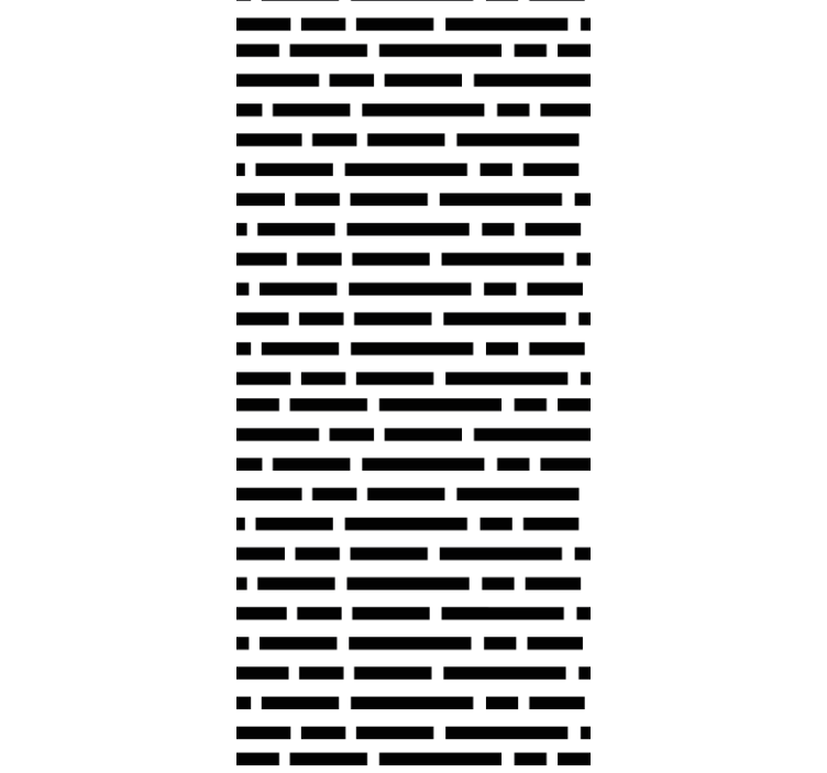 Horizontal Grid wallpaper horizontal stripes - TenStickers