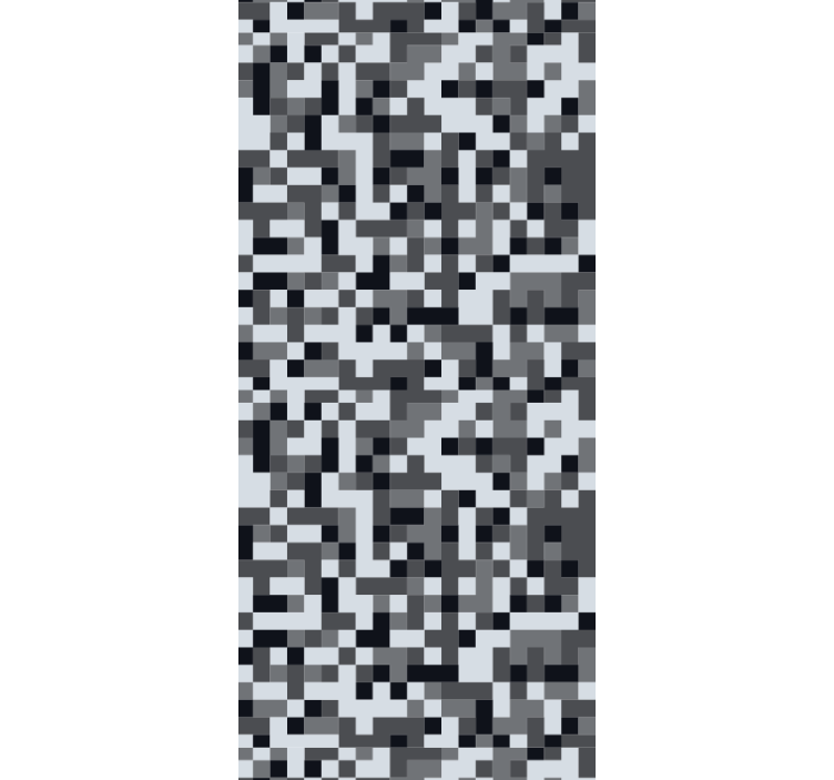 Geometric Pixelation abstract wallpaper - TenStickers