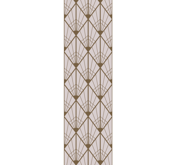 Geometric Fan Design wallpaper geometric - TenStickers