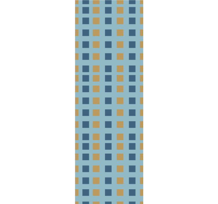 Geometric Square Grid wallpaper squares - TenStickers