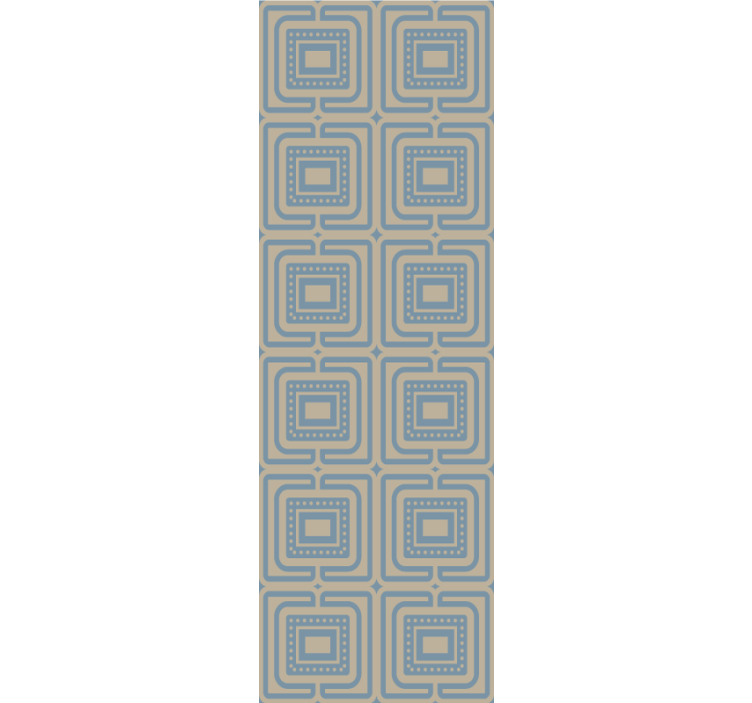 Geometric Retro Squares wallpaper geometric - TenStickers