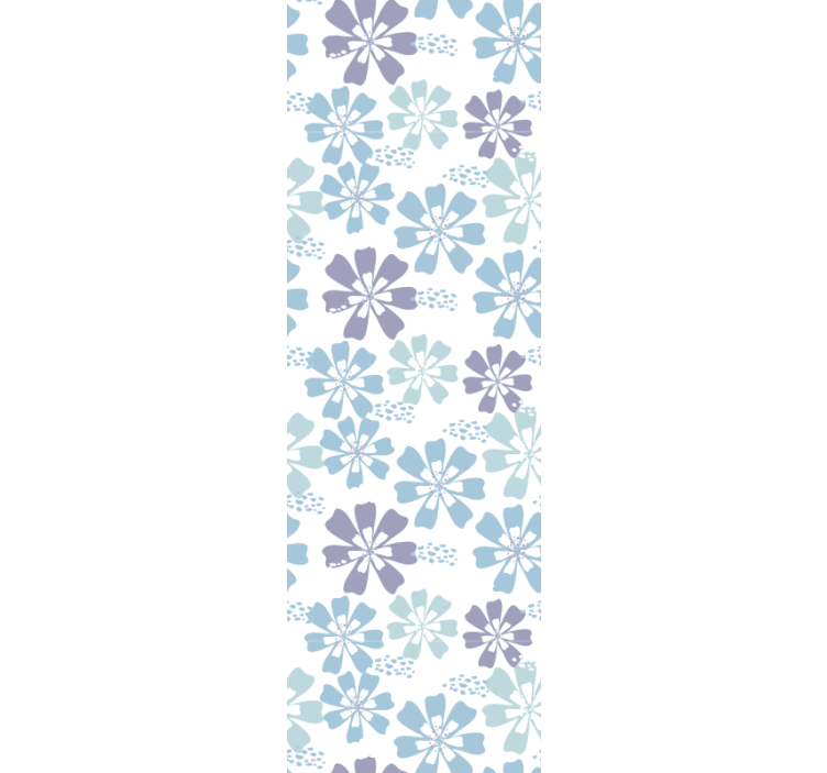 Floral Pattern Theme flowers wallpaper - TenStickers