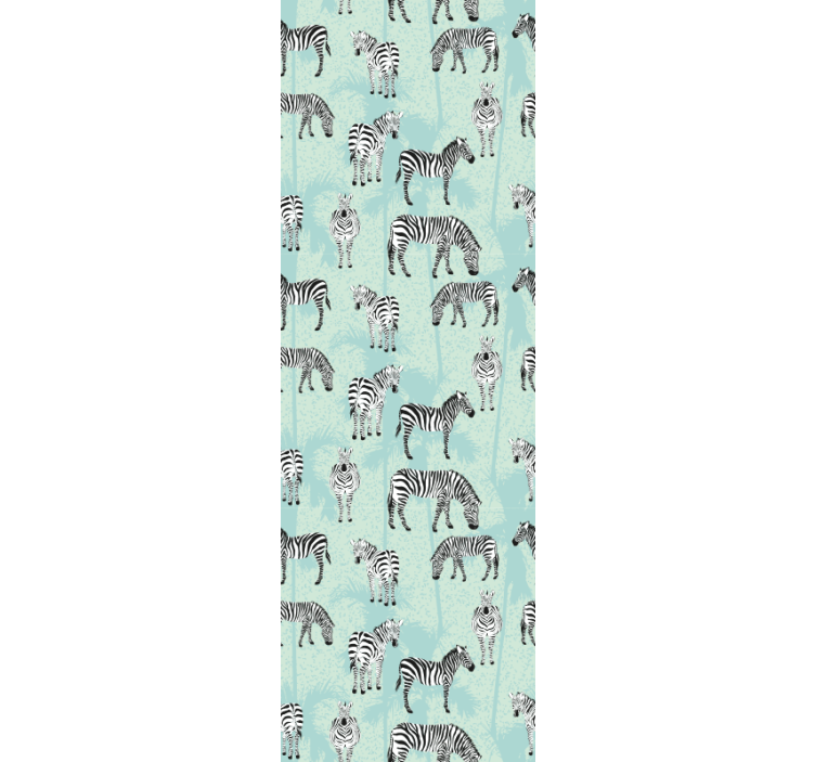 Zebra Patterns wallpaper zebras - TenStickers
