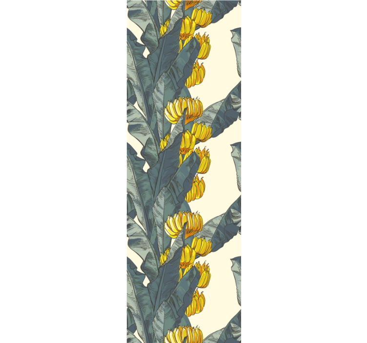 Banana Leaf Florals nature wallpaper - TenStickers