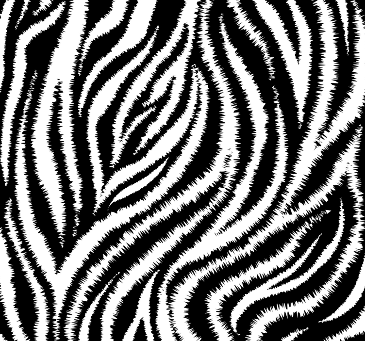 Zebra Swirls wallpaper zebras - TenStickers