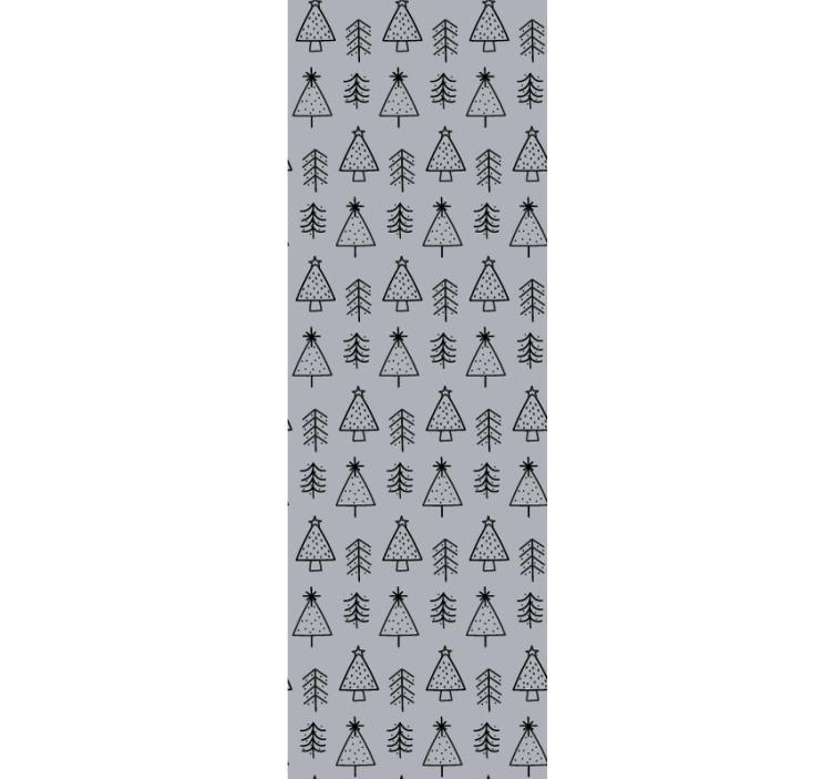 Pine Pattern Decor holiday christmas wallpaper - TenStickers