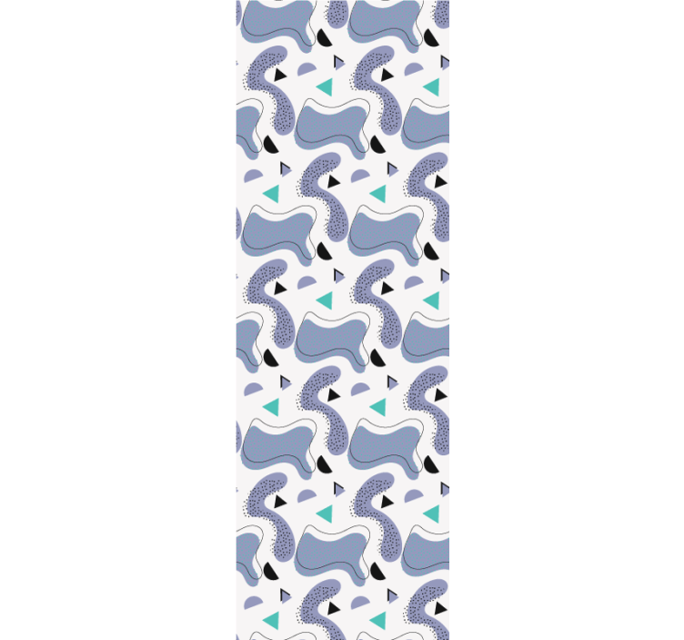 Abstract Shapes Ensemble abstract wallpaper - TenStickers