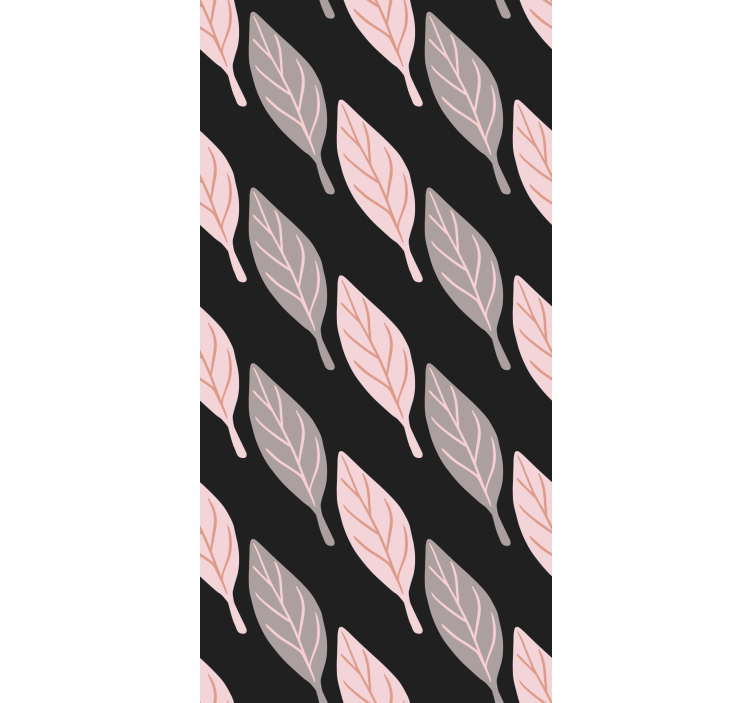 Elegant Foliage Pattern leaves wallpaper - TenStickers