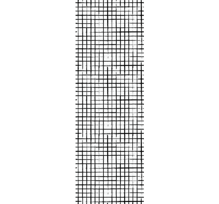 Grid Pattern wallpaper geometric - TenStickers