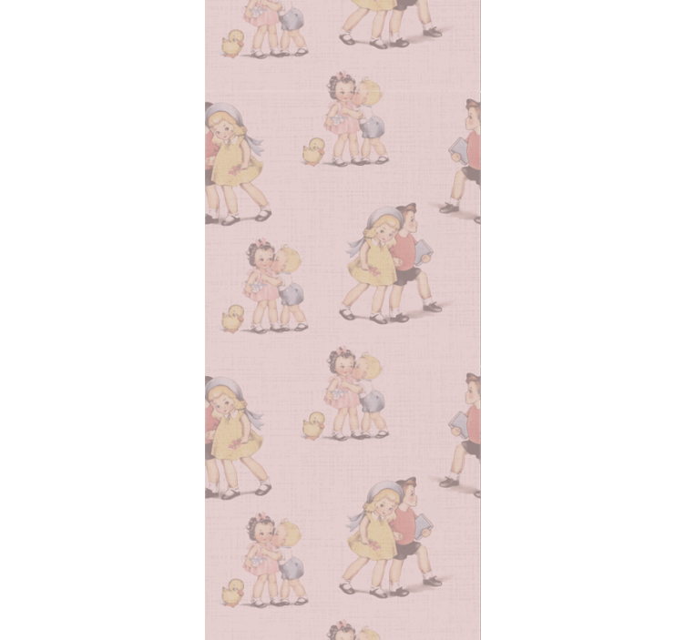 Charming Childhood nursery room wallpaper - TenStickers