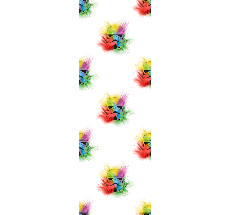 Colorful Beetle Illustration art wallpaper - TenStickers