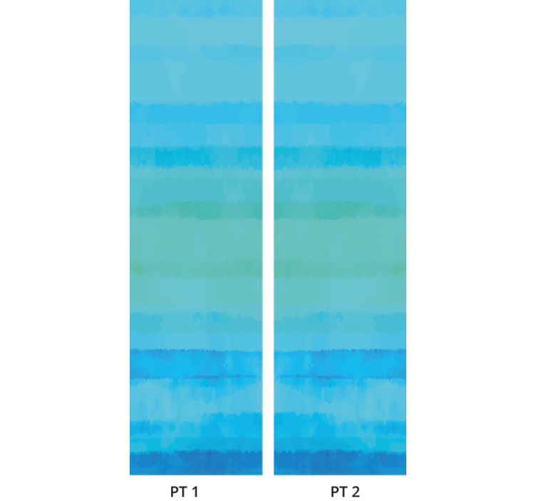 Horizontal Stripes Panorama wallpaper horizontal stripes - TenStickers