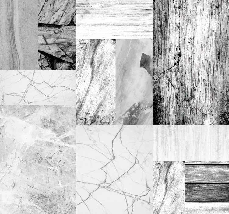 Modern Marble Textured Space living area wallpaper - TenStickers