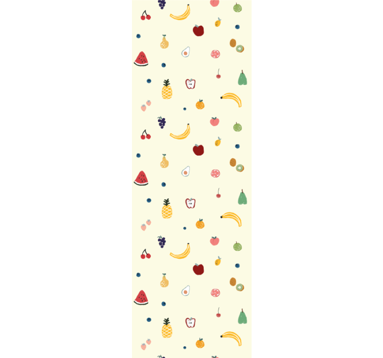 Fruit pattern design kitchen wallpaper - TenStickers