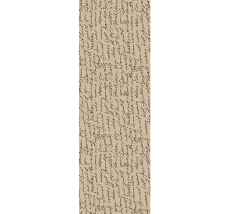 Elegant Script Writing lettering wallpaper - TenStickers