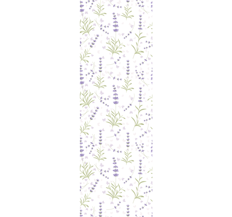Provencal lavender plant flower wallpaper - TenStickers