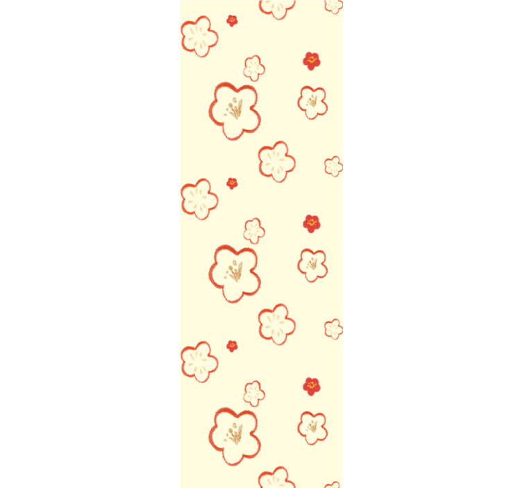 Delicate Floral Patterns flowers wallpaper - TenStickers