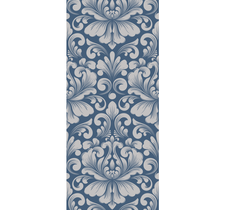 Floral wallpaper in elegant floral design - TenStickers