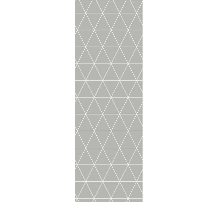 Wallpaper geometric gray elegant triangles - TenStickers